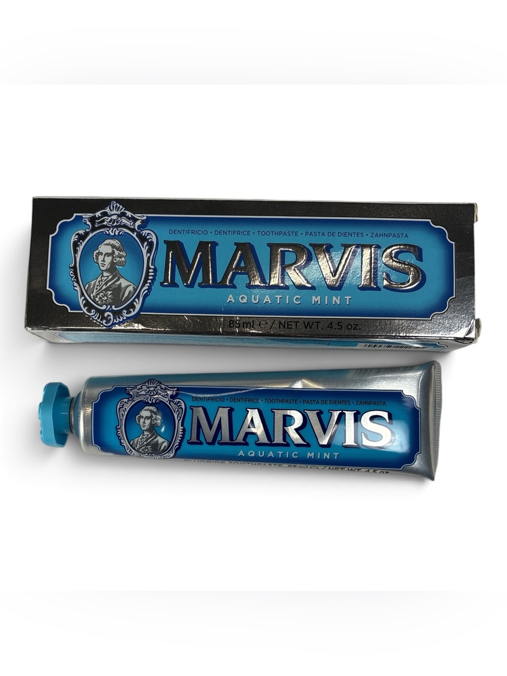 Marvis Aquatic Mint Toothpaste 4.5 oz 85 ml From Italy New